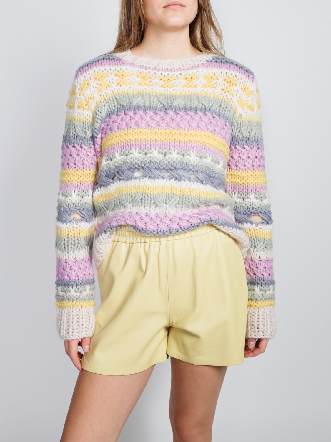 Iris von Arnim Vitanella – Cashmere-Seiden-Pullover mehrfarbig XS/S Iris von Arnim Vitanella – Cashmere-Seiden-Pullover mehrfarbig XS/S