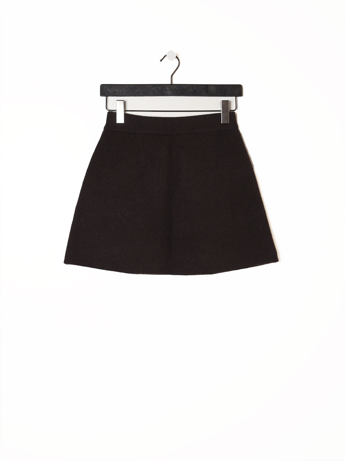 Lisa Yang Clarei A-line cashmere skirt brown 1 Lisa Yang Clarei A-line cashmere skirt brown 1
