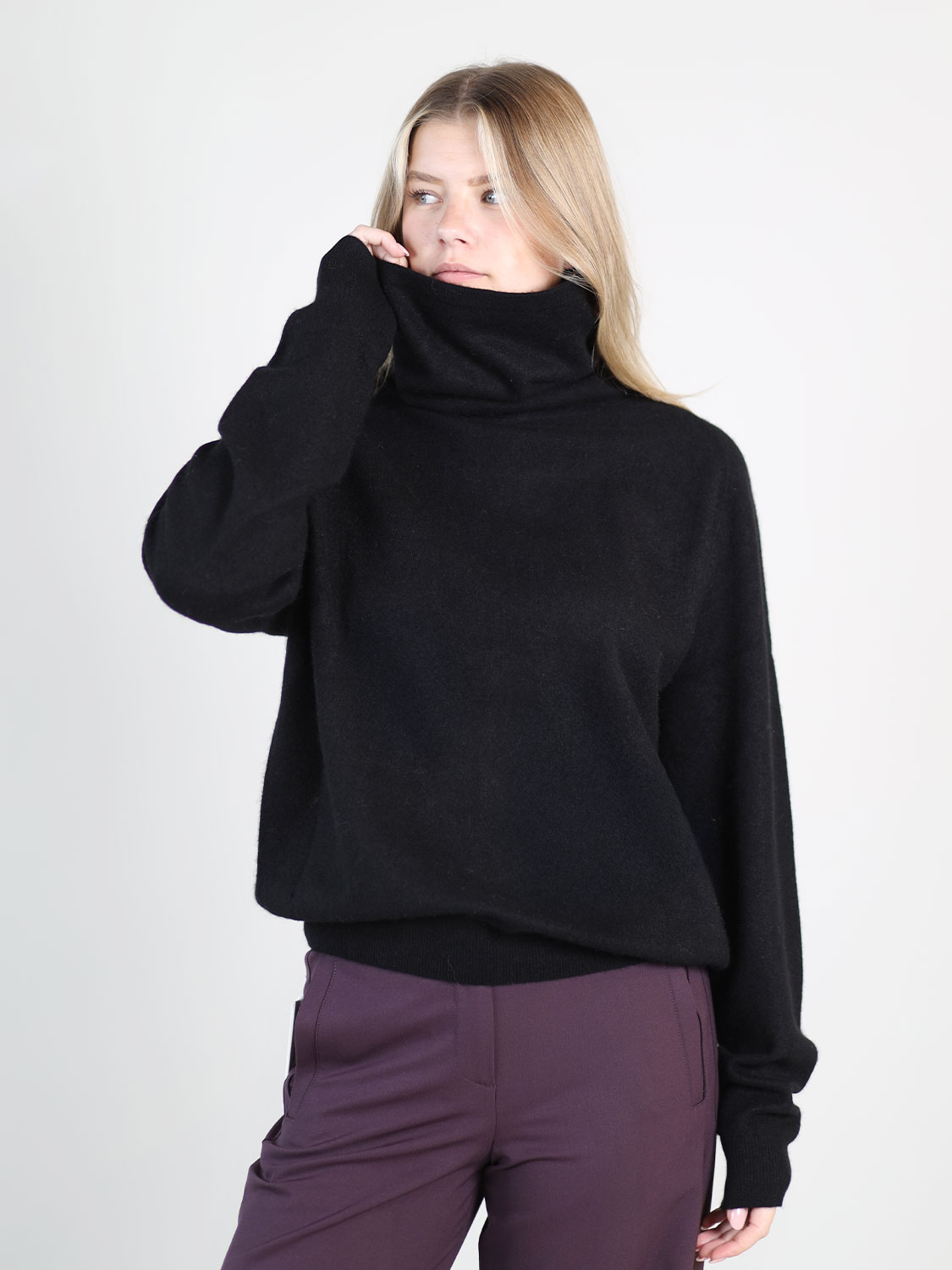 Frenckenberger BF High Neck - Rollkragenpullover  schwarz M