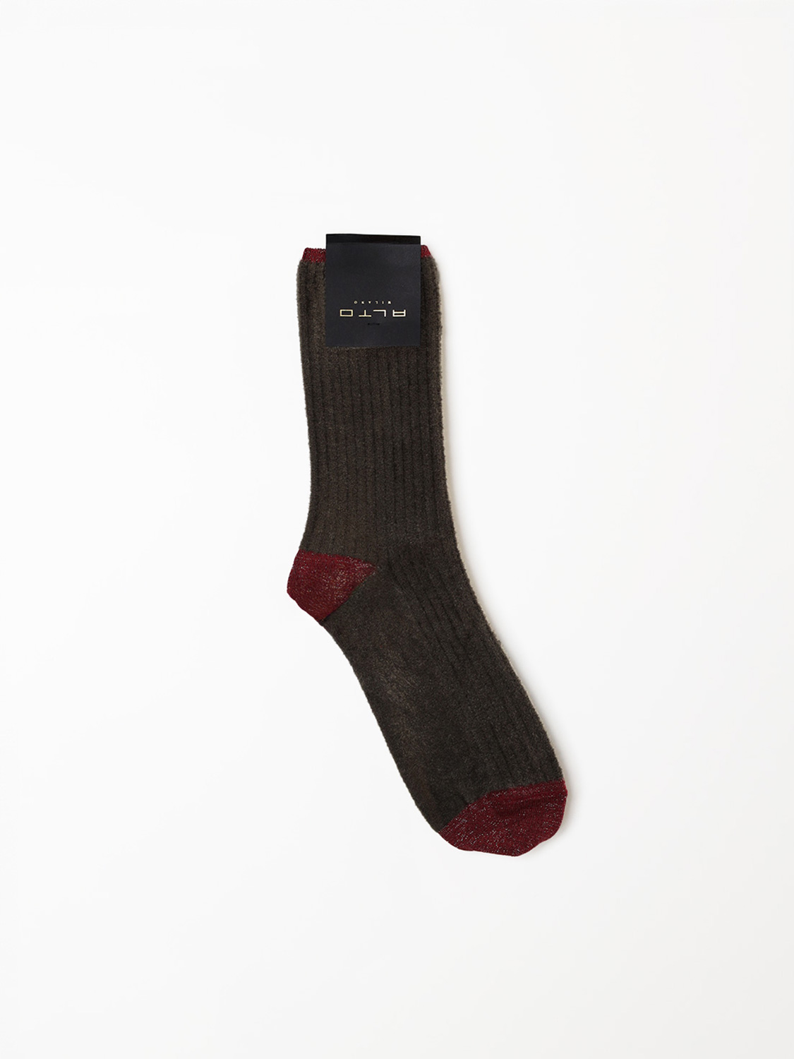 Alto Susan Donna Calzino – Socks with Lurex brown One Size