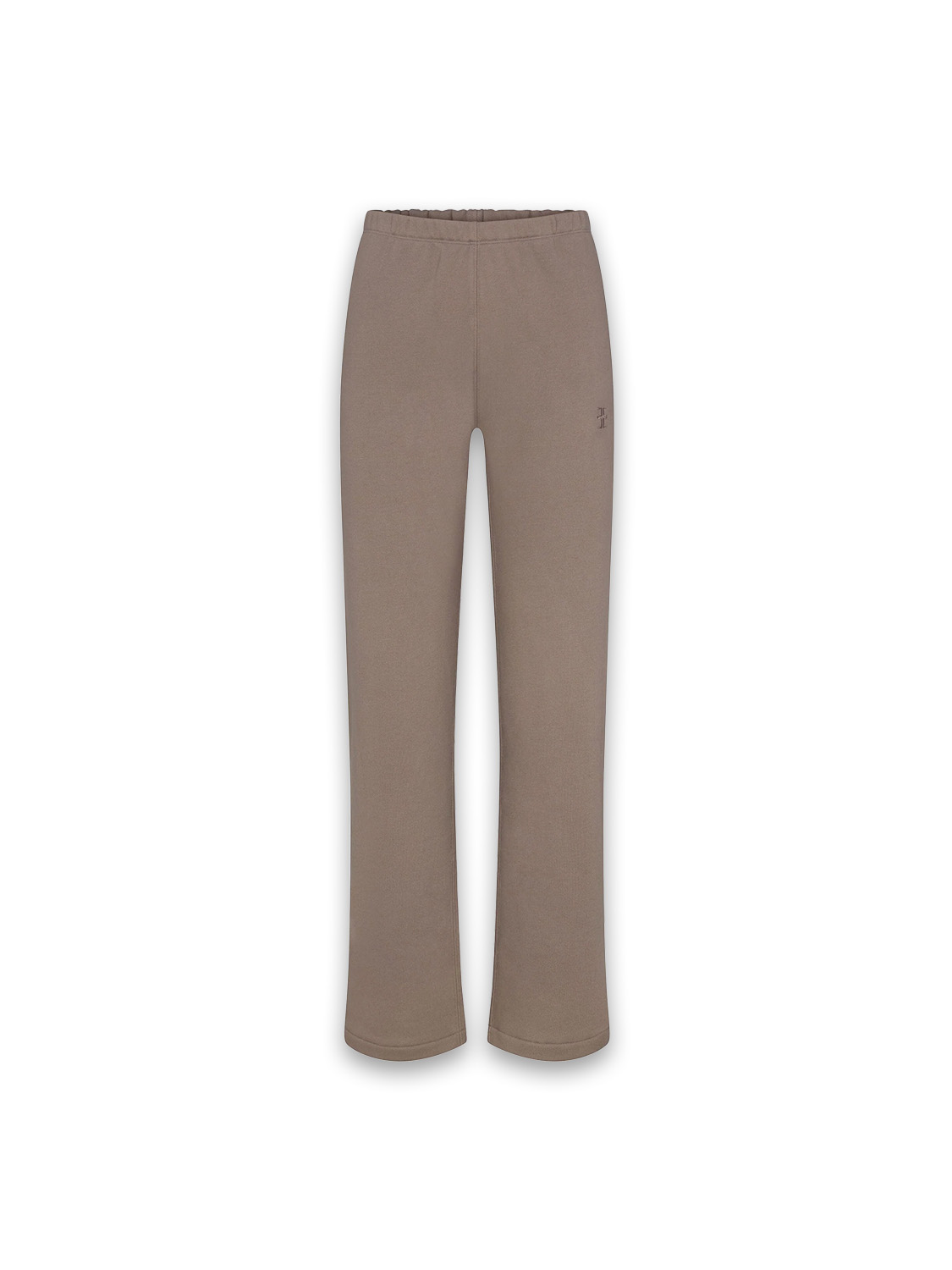 Eterne Straight-Leg Sweatpant aus Baumwolle  braun S