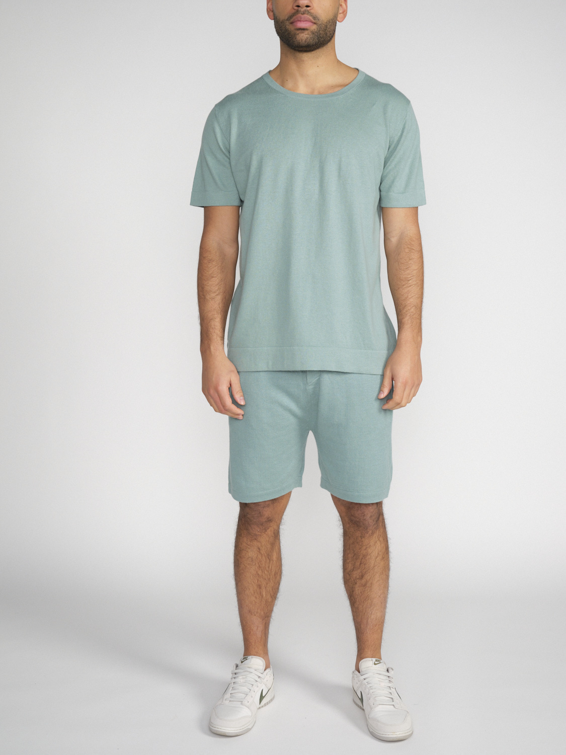 friendly hunting CC Uni – shirt made from a cotton-cashmere mix  mint M