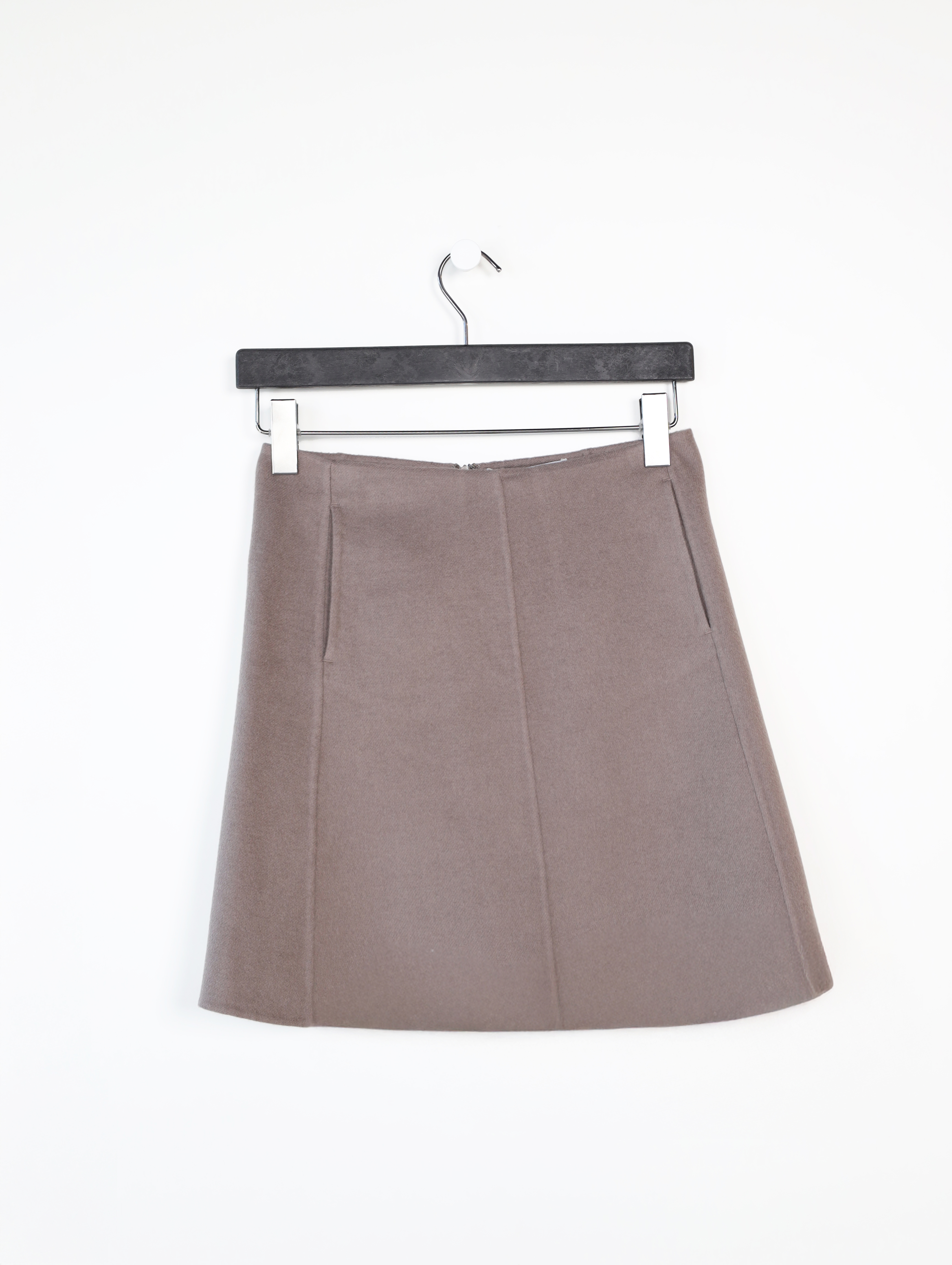 Iris von Arnim Daniela – Rock aus einer Cashmere-Wolle Mischung  taupe 38