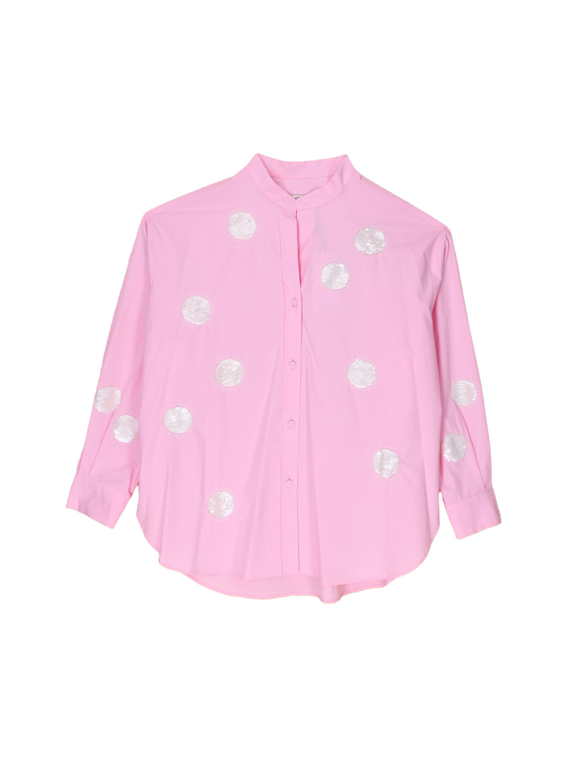 Odeeh Bluse mit Pailletten-Applikationen   36 rosa