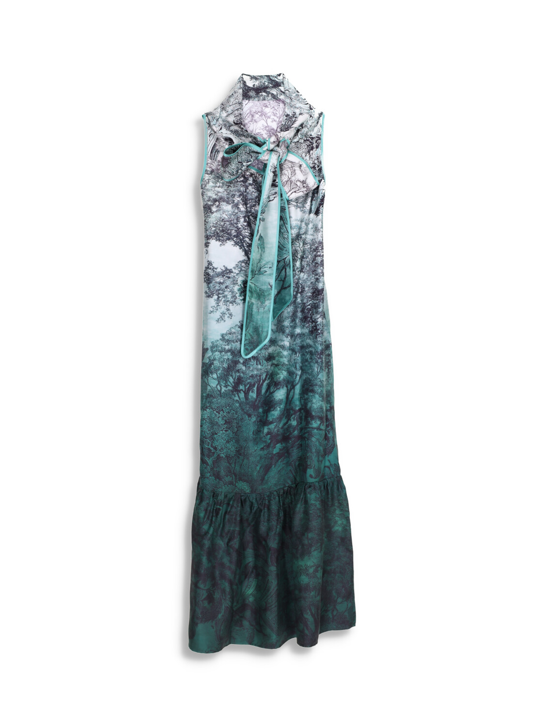 Edilogo - Sleeveless silk maxi dress