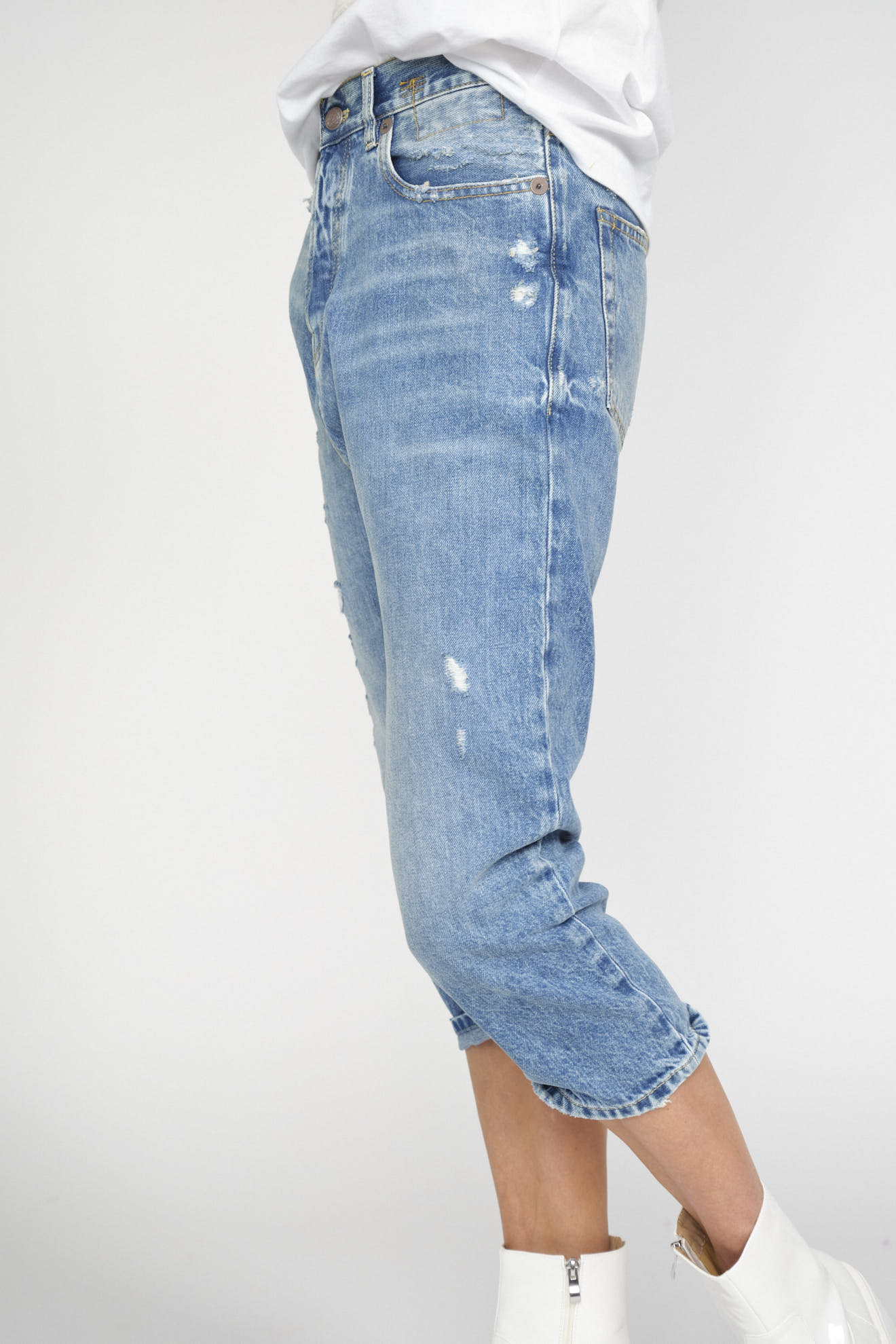 R13 Tailored Drop Jeans blue 27