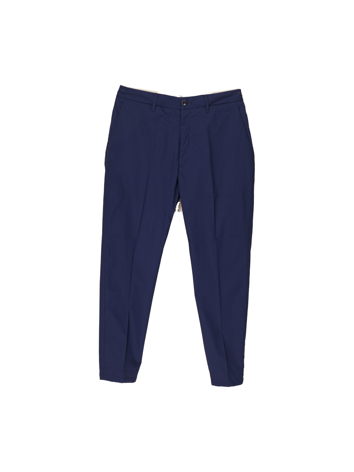 nine in the morning Yoga – cotton blend trousers in chino style  marine 46