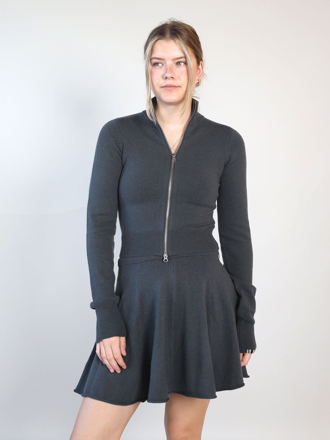 Extreme Cashmere Lemon – Kaschmircardigan  anthrazit Taille unique