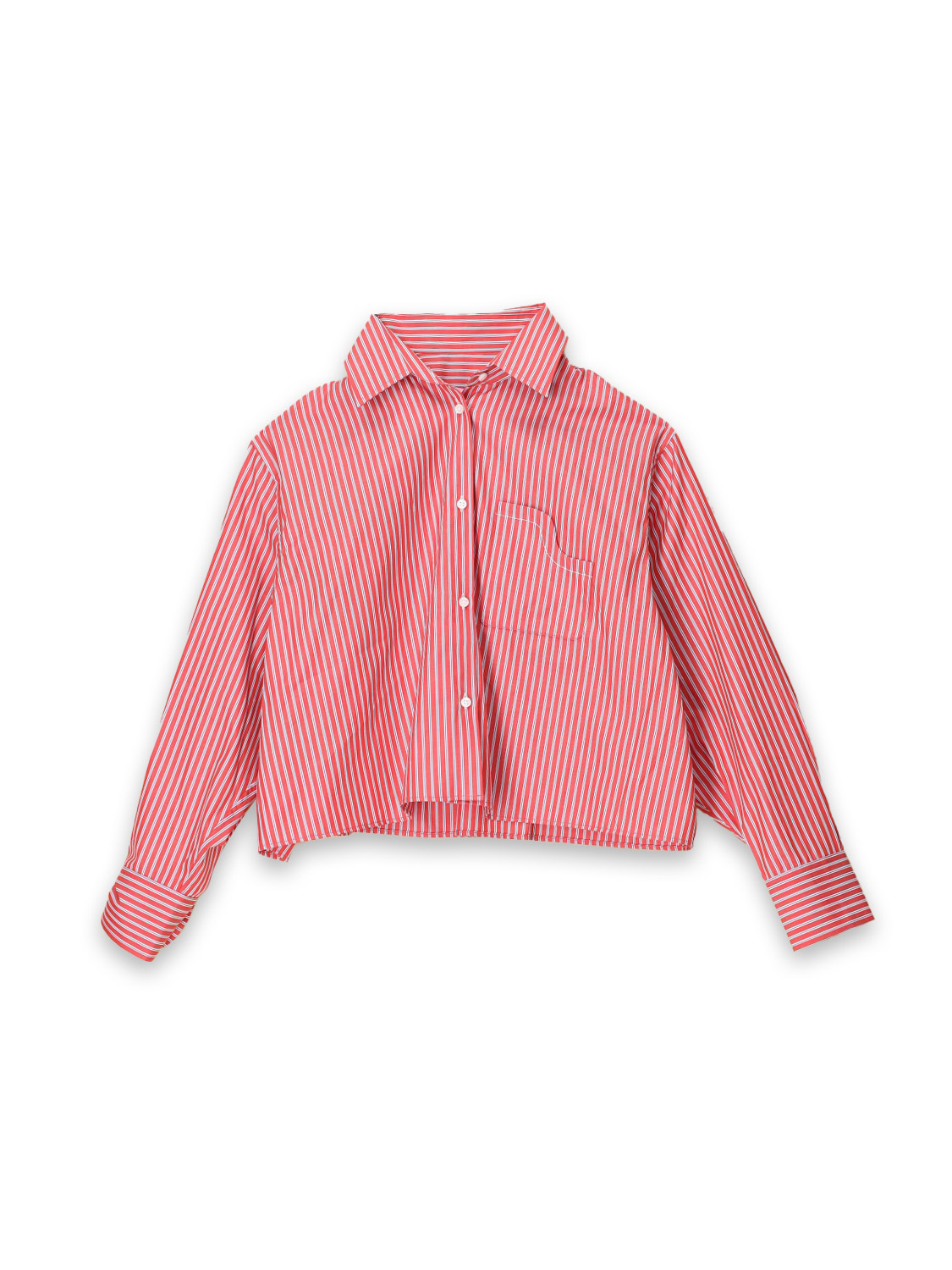 Cuantico Milano - Gestreifte Bluse rot XS/S