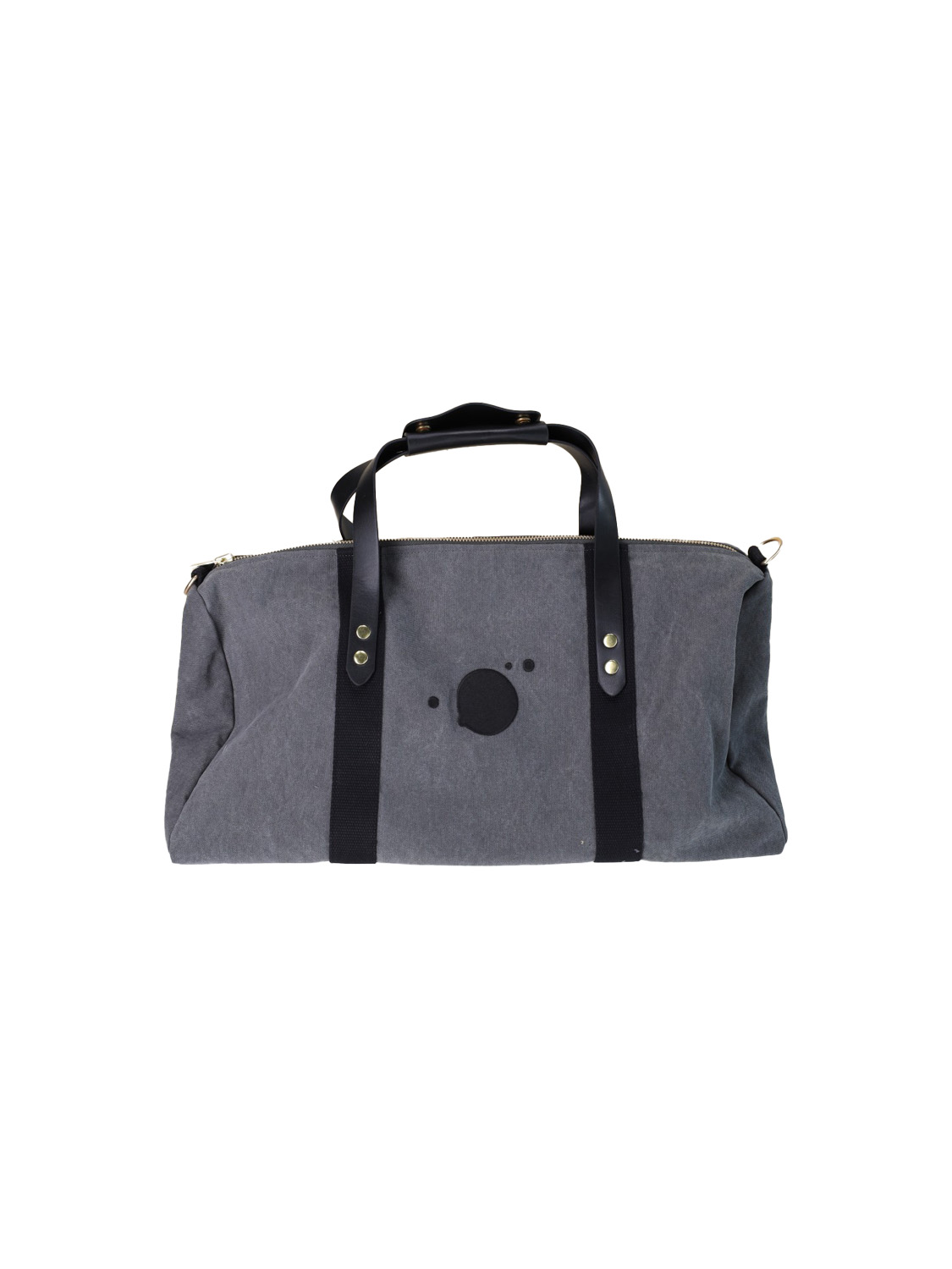 loui.rocks Borsa Weekender Signature Dot grigio Taglia unica