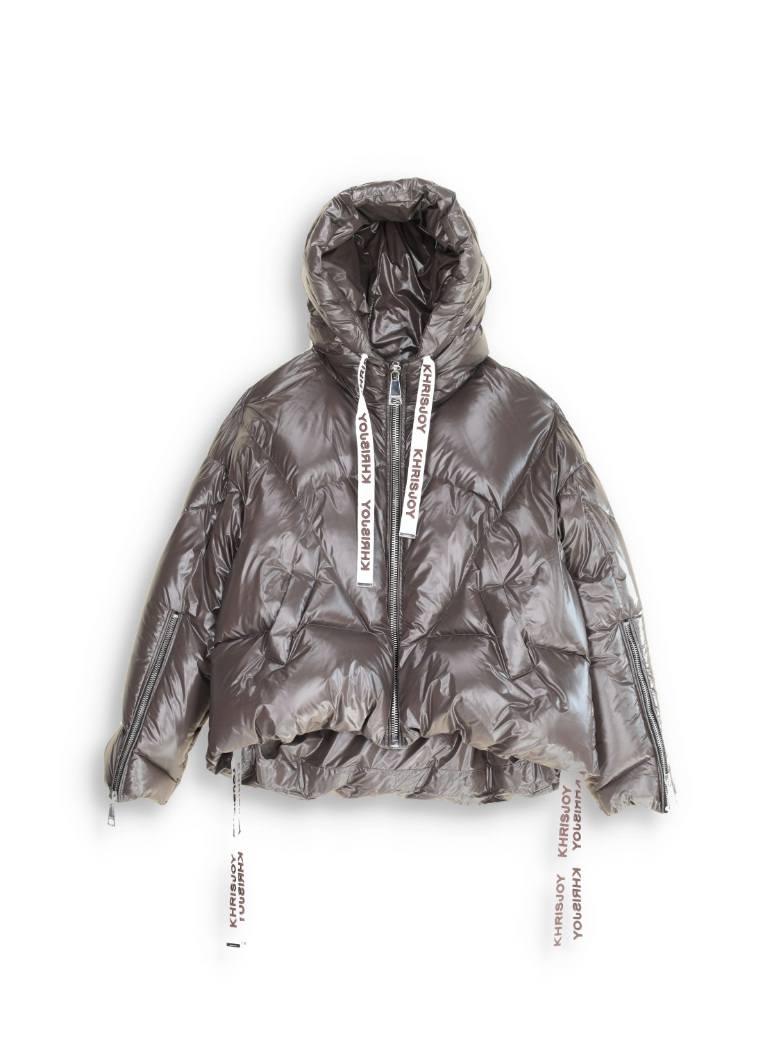 Puff Khris Iconic Shiny - Puffer jacket with hood
