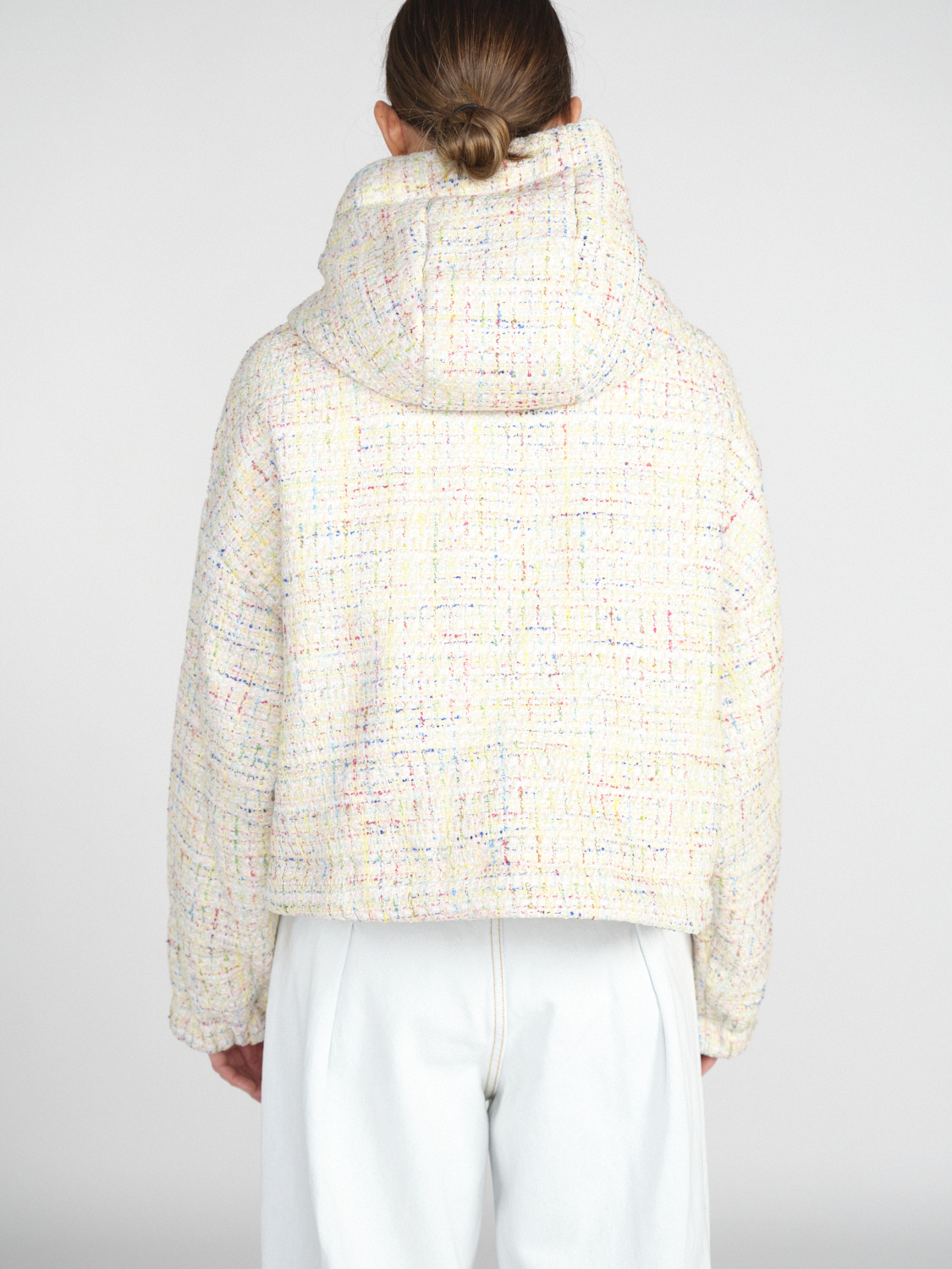 Khrisjoy Khris Crop - Giacca puffer cropped in look tweed   multicolore XS/S