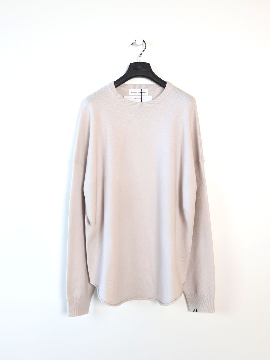 Extreme Cashmere N°53 Crew Hop  – Oversized Cashmere Pullover creme One Size