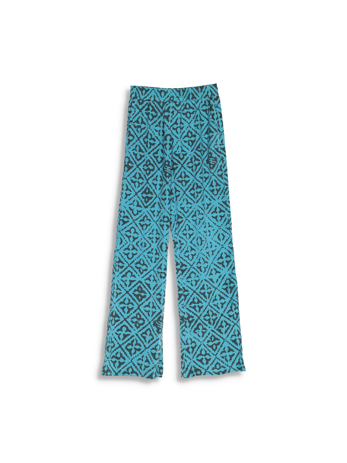 friendly hunting Pants Amal Eyes of Marrakesh – Hose mit Printdruck aus Seide blau L