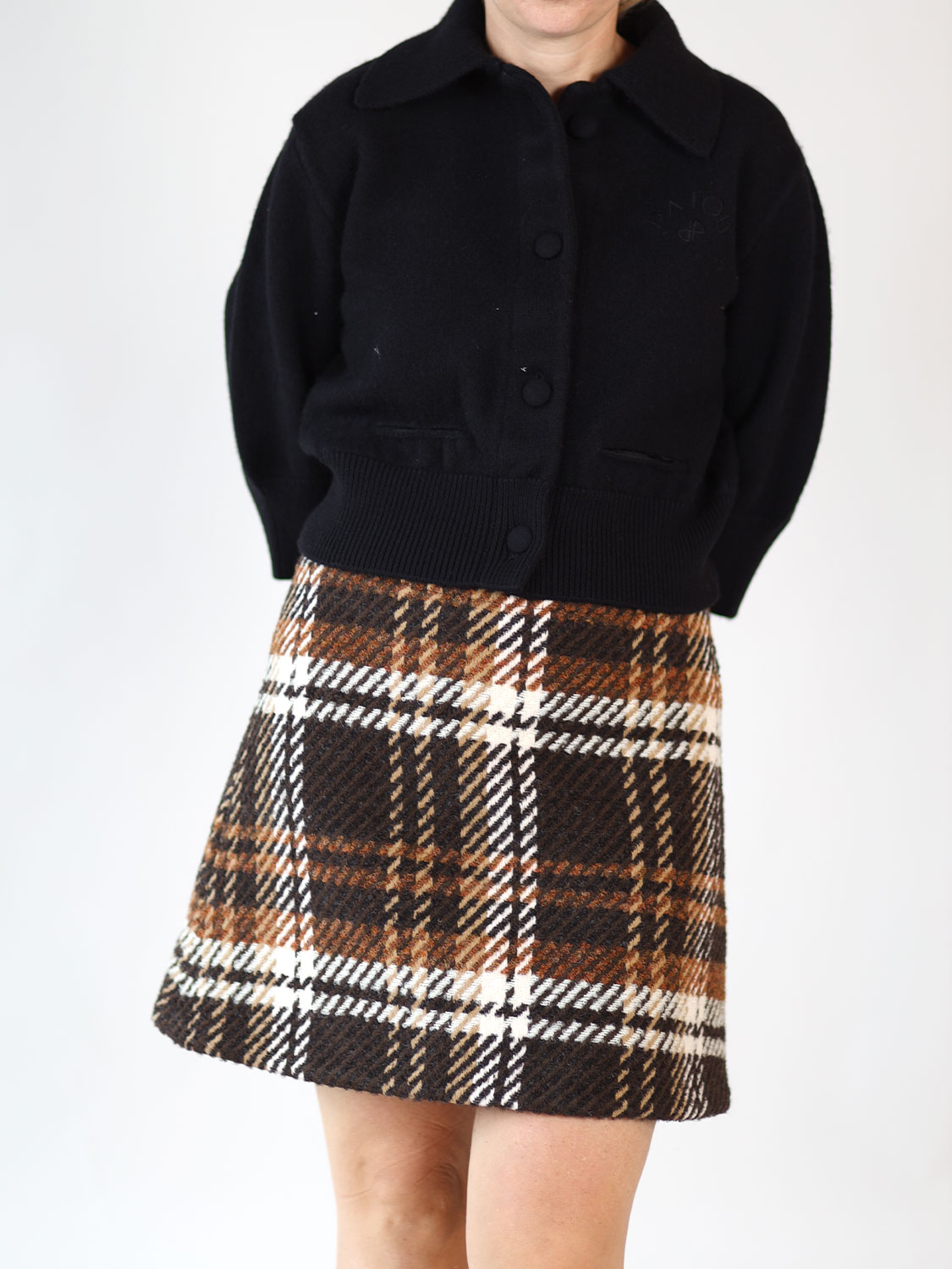 Patou A-Line Mini – Rock mit Muster  mehrfarbig 38