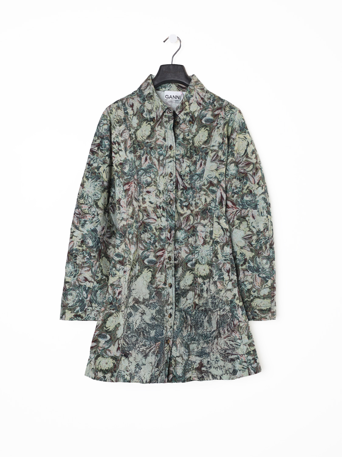 Printed – Printed shirt dress