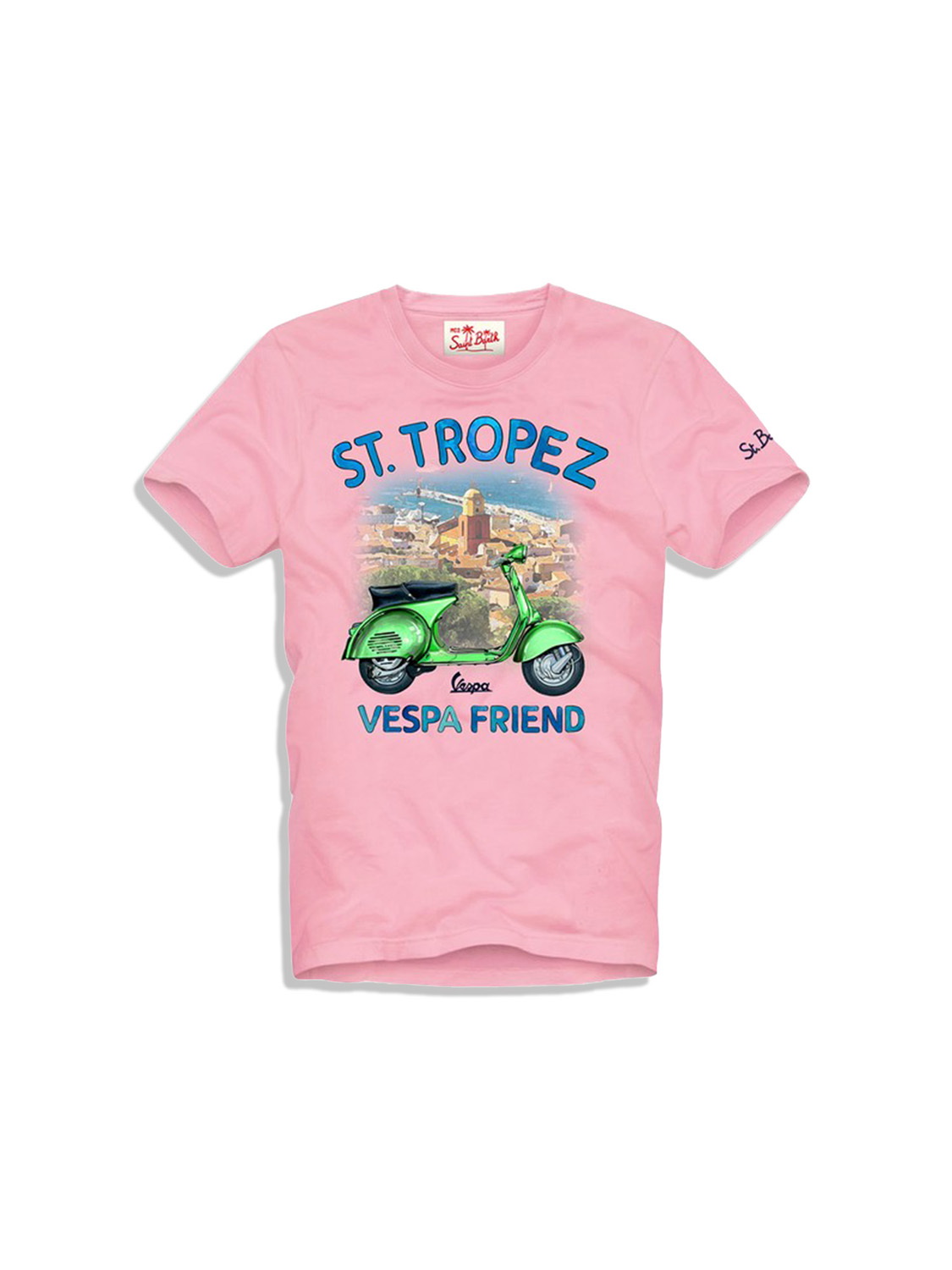 St. Tropez Vespa Friend - T- shirt with print in cotton