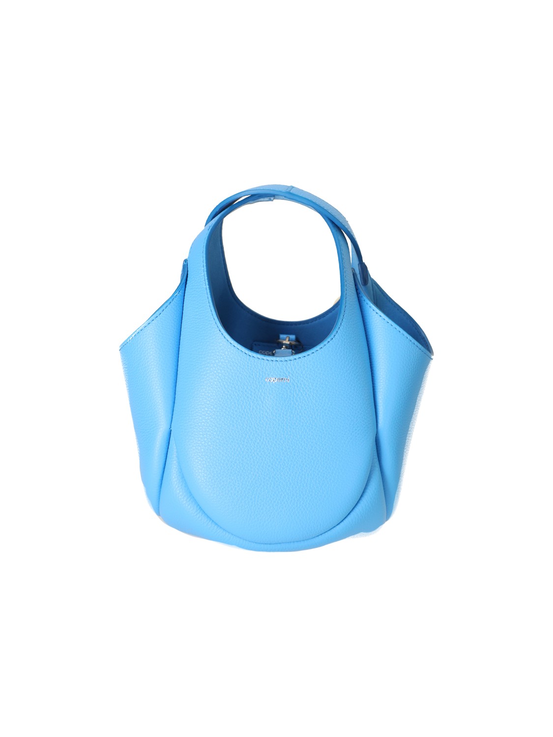 Coperni Mini Bucket Bag - Leather handbag  blue One Size