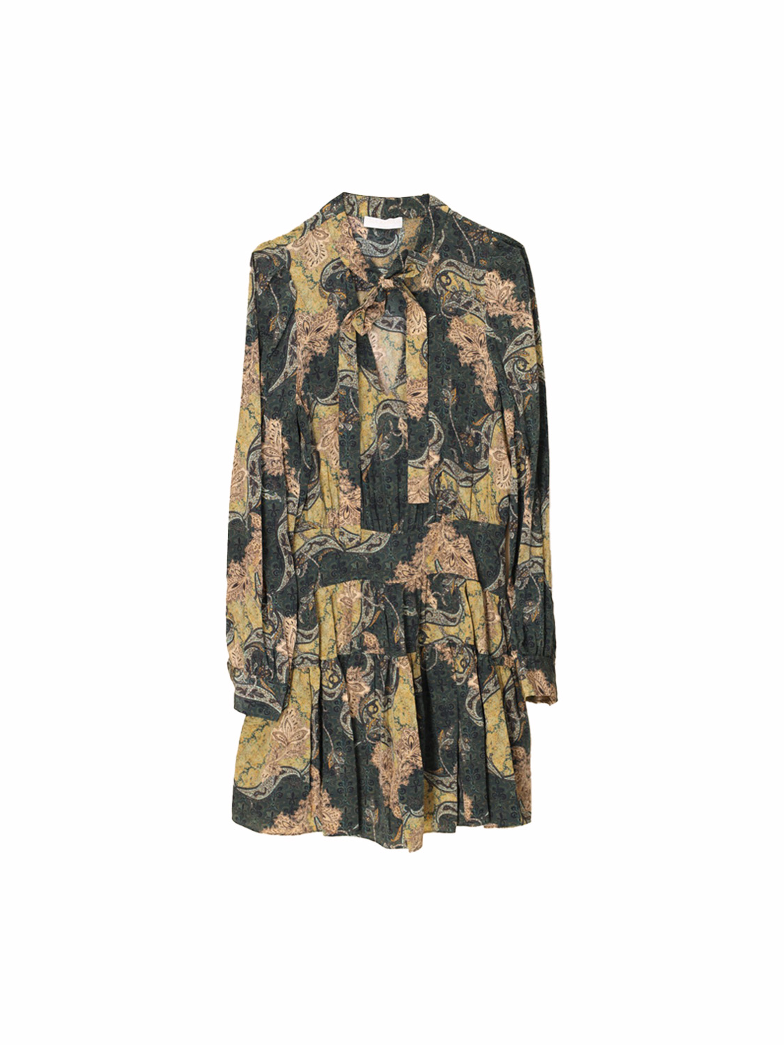 Ulla Johnson Maris mini dress with lurex details 36 green
