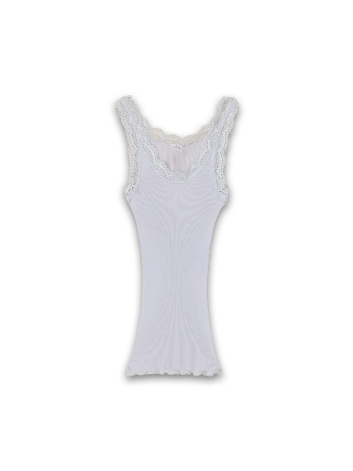 Stretchiges Tanktop mit Spitzen-Details 