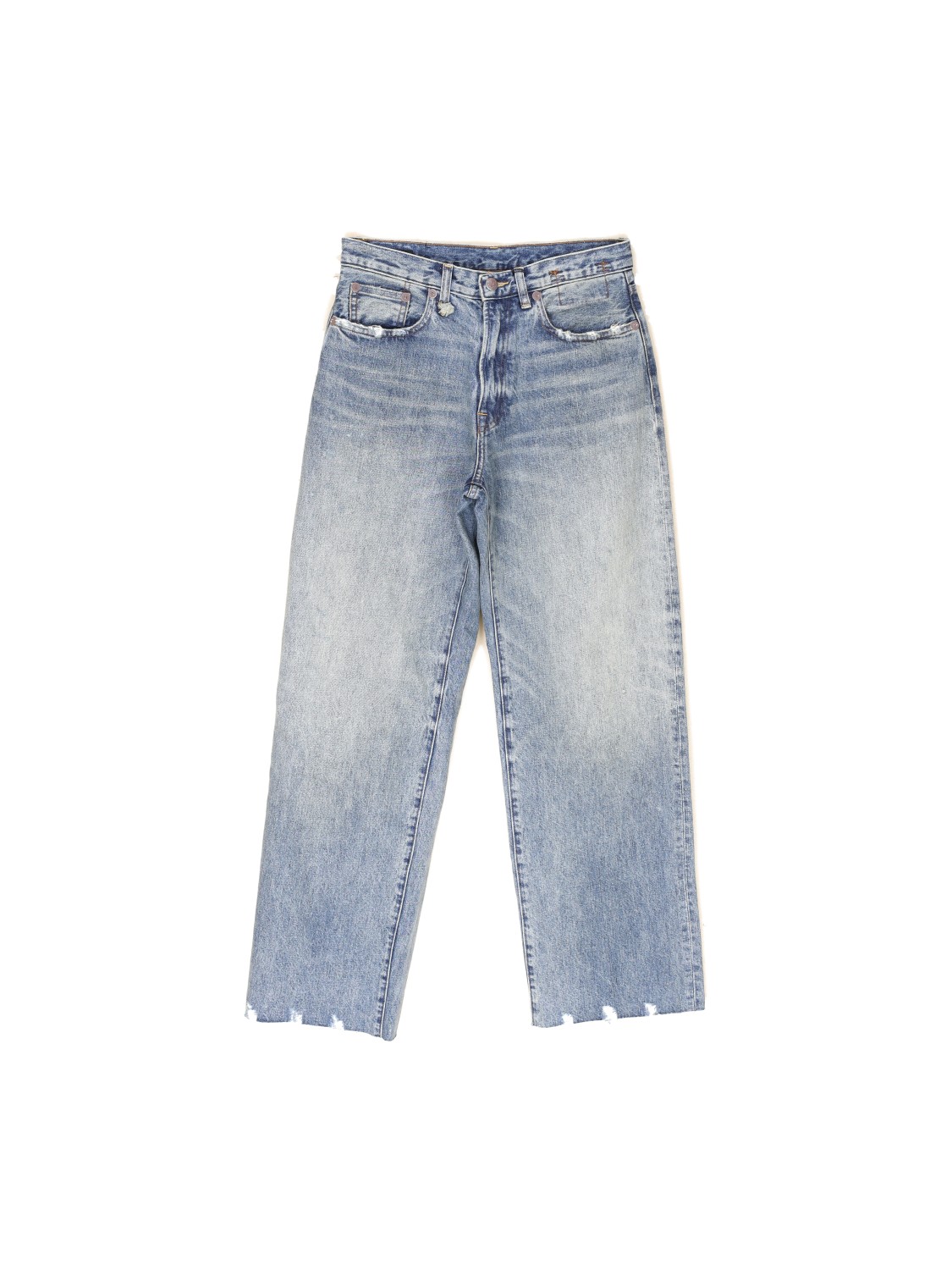 R13 Dárcy - Vintage Boyfriend Jeans mit Washed-Effekten	  blau 25