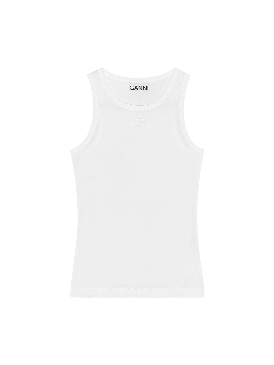 Rib tank top made from soft cotton 