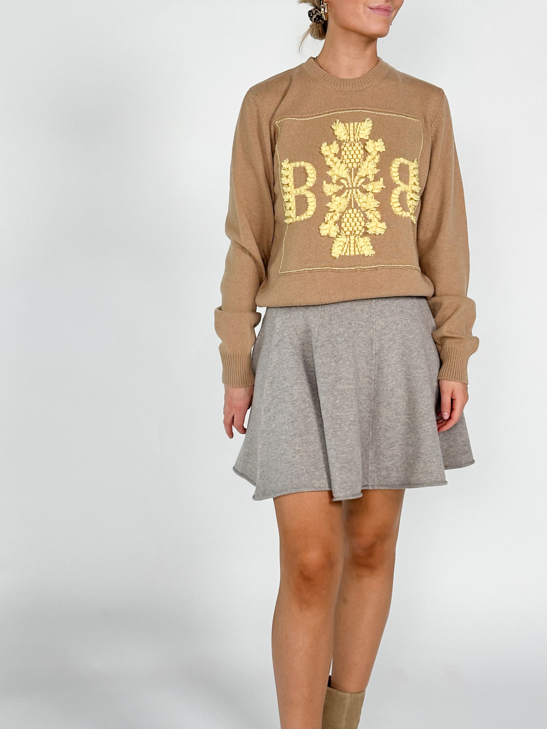 Barrie Thistle League – Pullover aus Cashmere  camel M