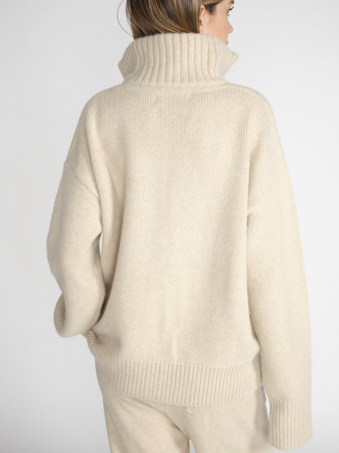 Extreme Cashmere N° 143 Extra Nice - Thick cashmere cardigan  beige One Size