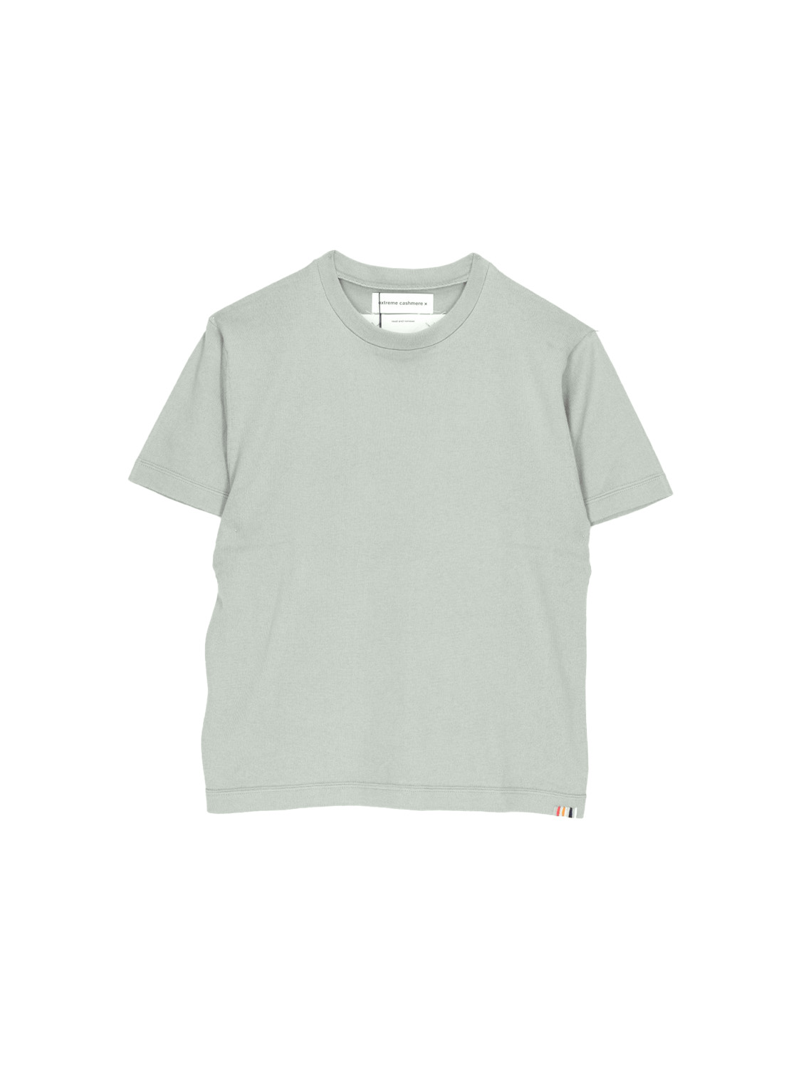 Extreme Cashmere n° 268 Cuba - T-shirt ample en cachemire et coton mélangé hellgrün Taille unique