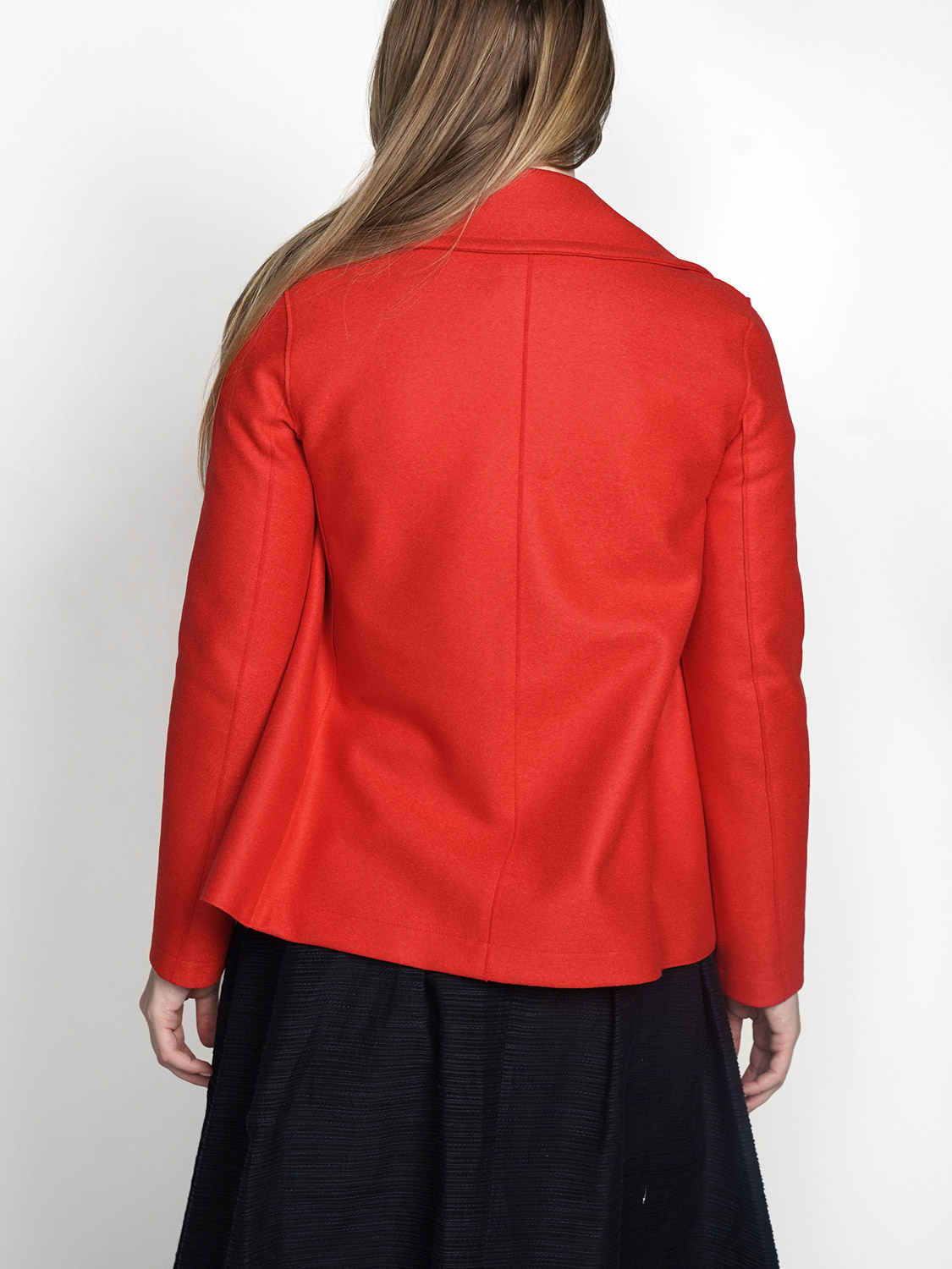 Harris Wharf London Peacoat Light – jacket made from lightly pressed wool 36 red Harris Wharf London Peacoat Light – jacket made from lightly pressed wool 36 red