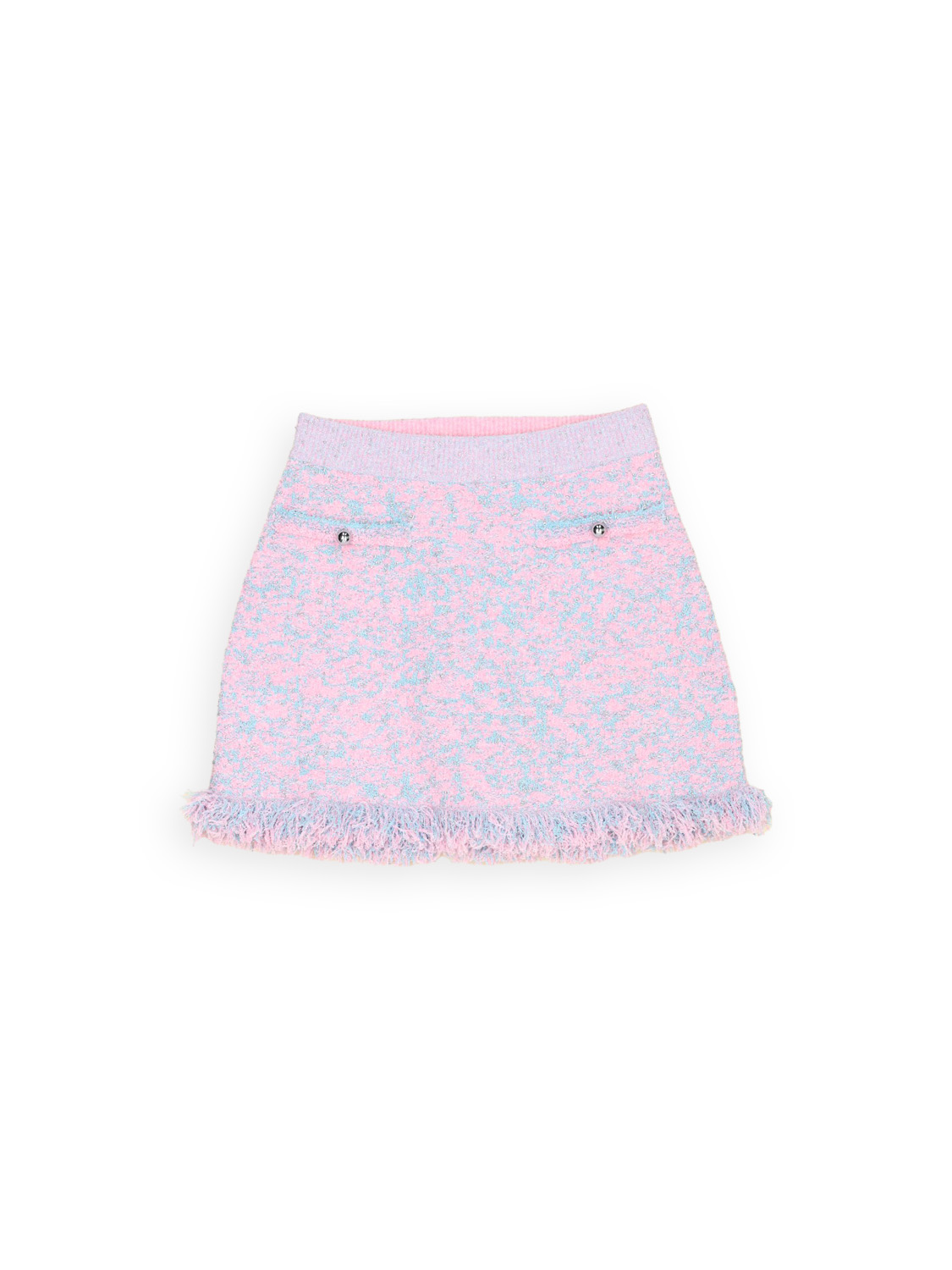 rabanne Skirt in boucle look   pink S