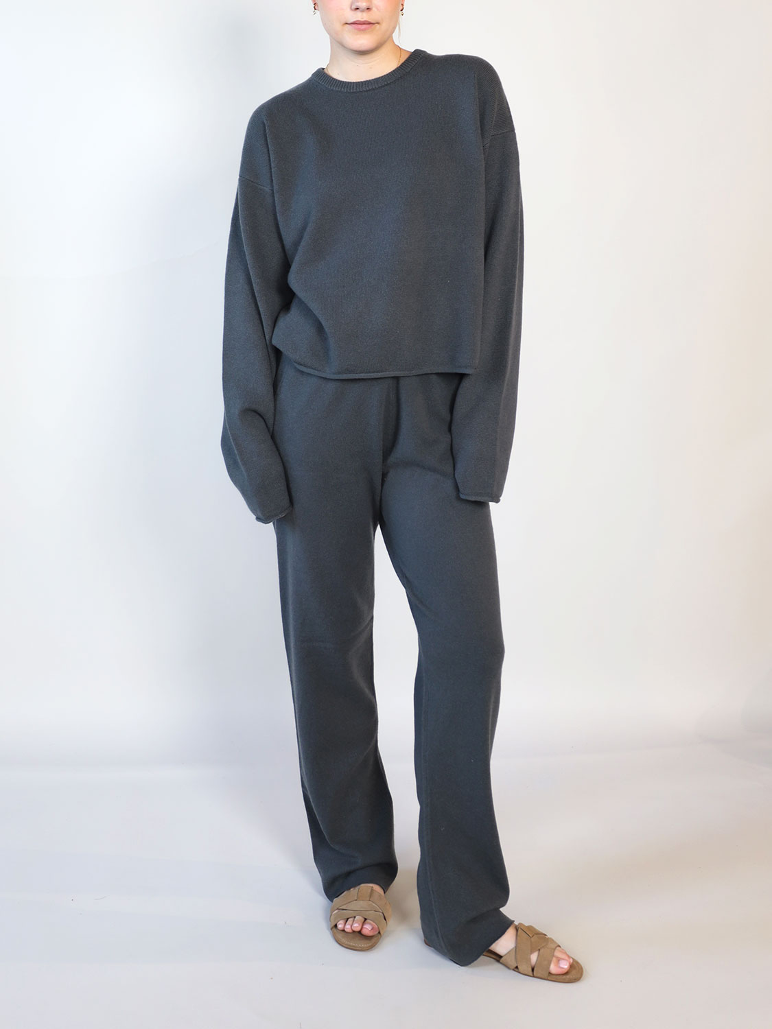 Extreme Cashmere N°382 Belle – Cashmere Pullover anthrazit One Size Extreme Cashmere N°382 Belle – Cashmere Pullover anthrazit One Size