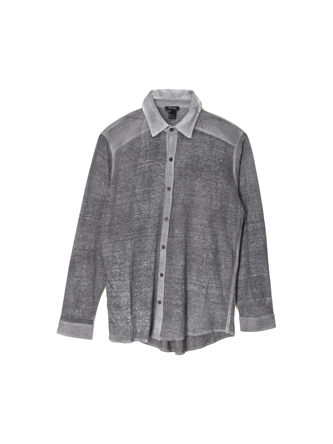 Avant Toi Heathered linen shirt  khaki XL
