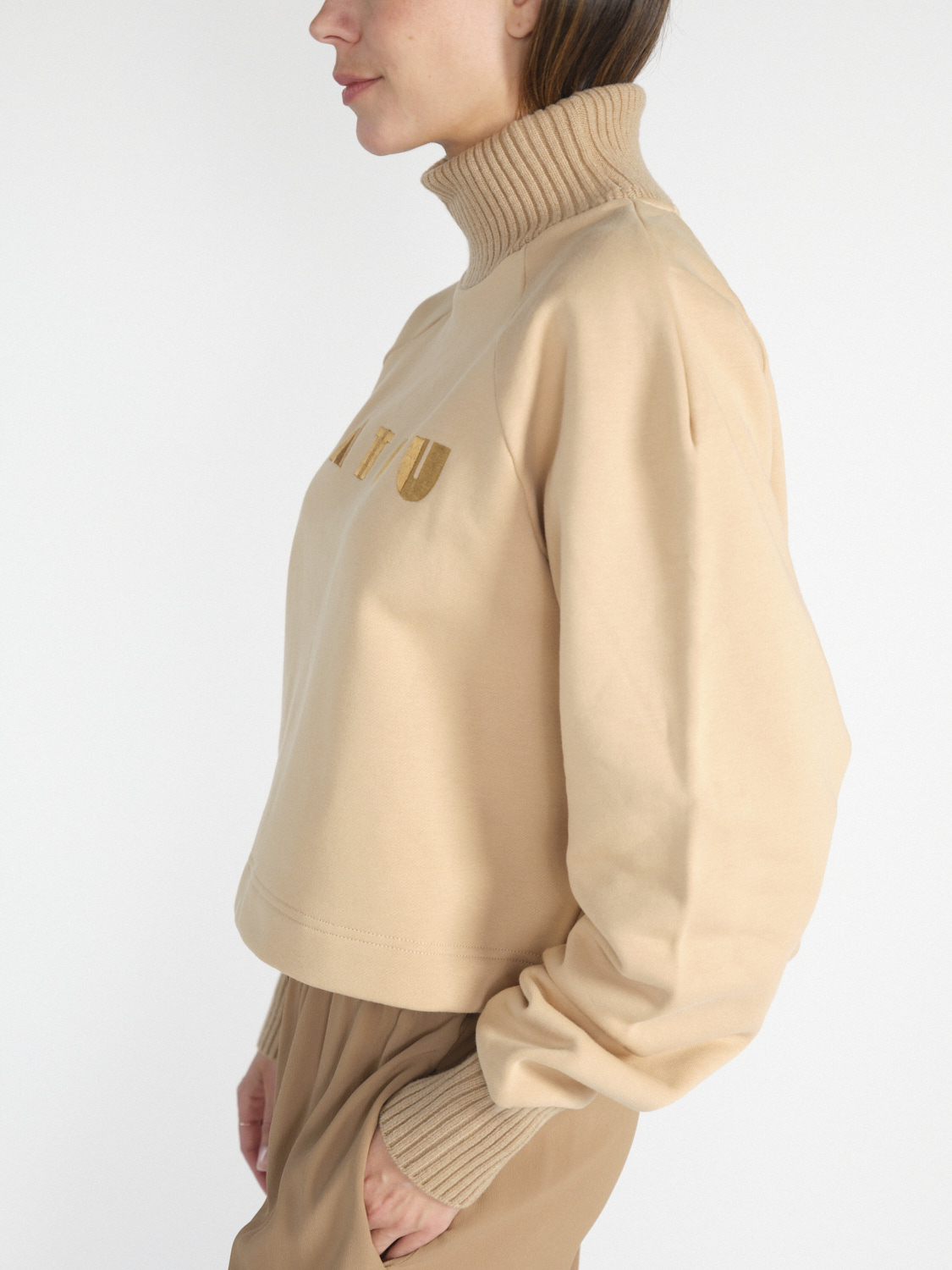 Patou Sweatshirt aus Baumwolle   schwarz M