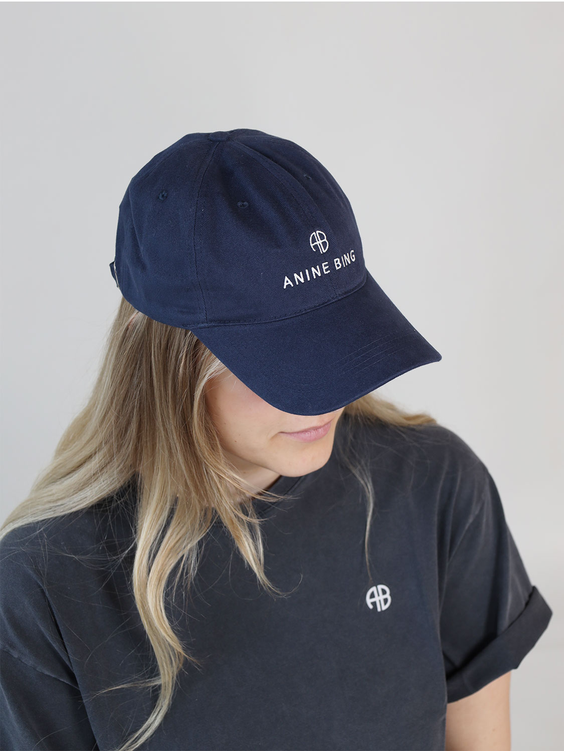 Anine Bing Jeremy - Cotton Cap navy One Size
